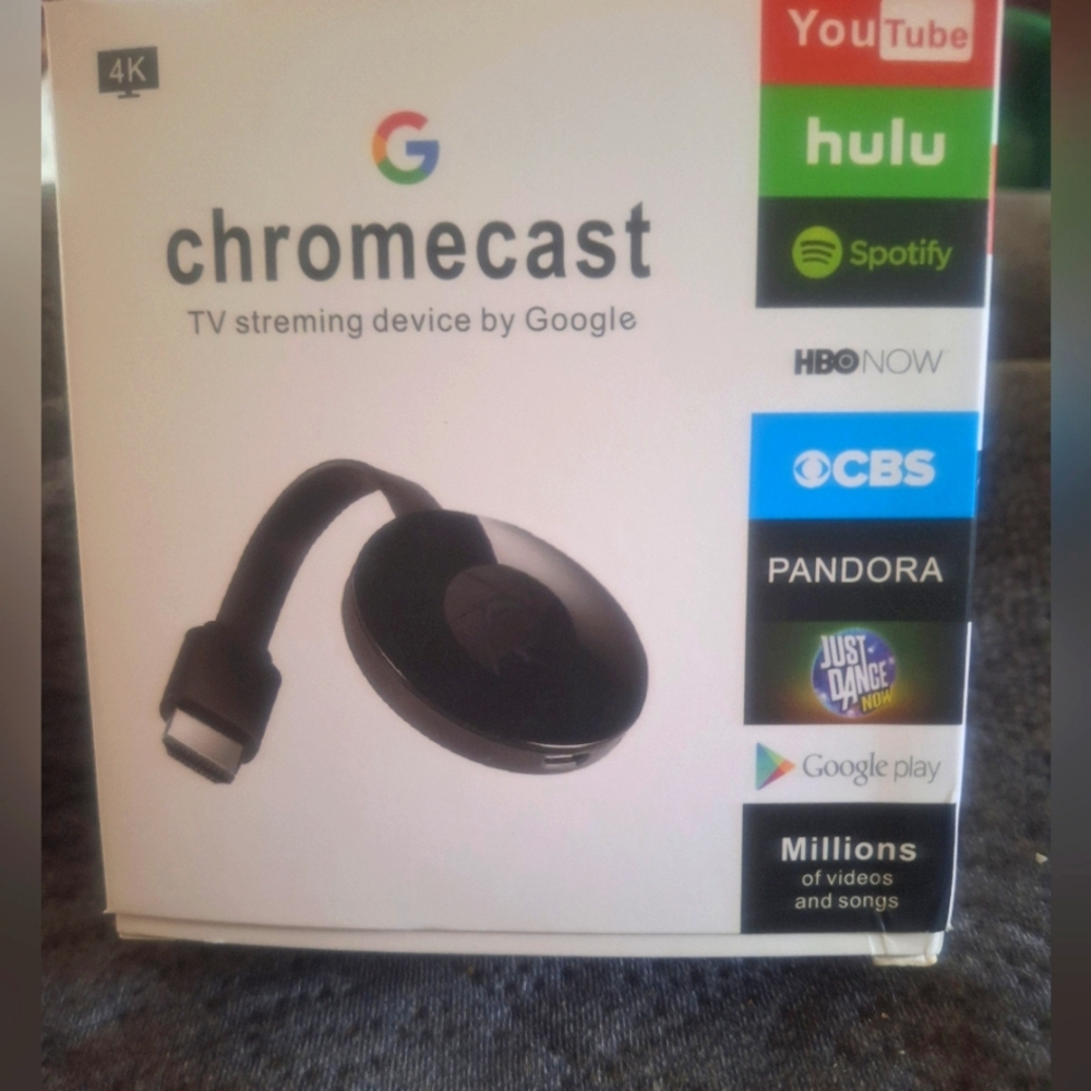 NIB/NWT Google Chromecast-TV STREMING DEVICE
